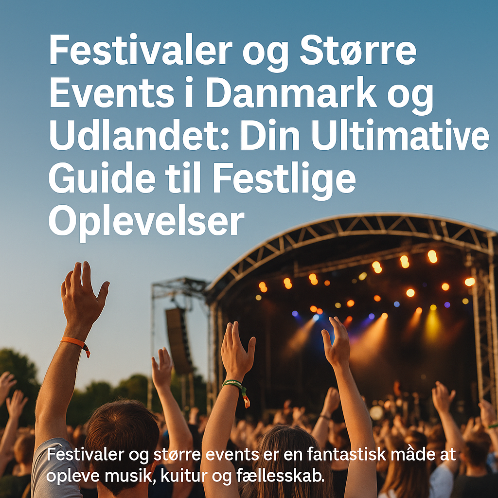 Festivaler og Større Events i Danmark og Udlandet: Din Ultimative Guide til Festlige Oplevelser