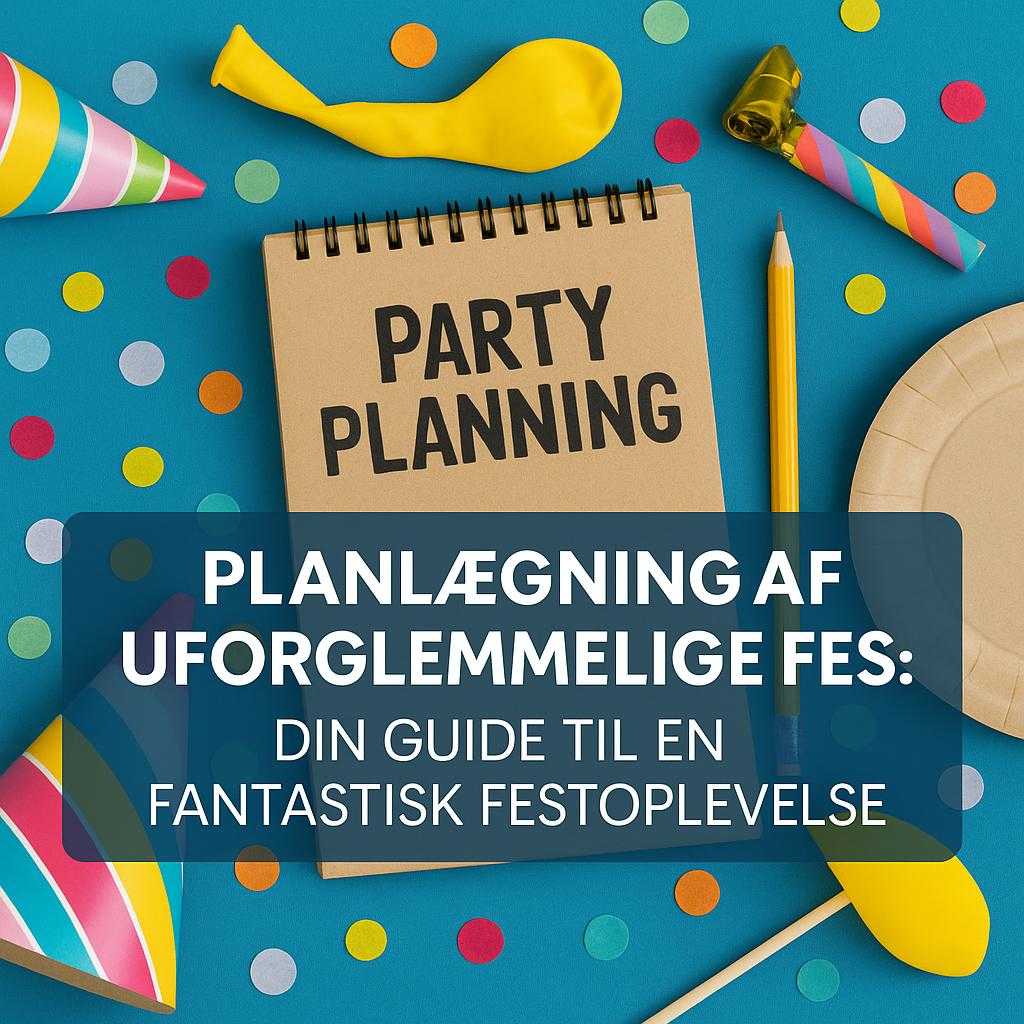 Planlægning af Uforglemmelige Fester: Din Guide til en Fantastisk Festoplevelse