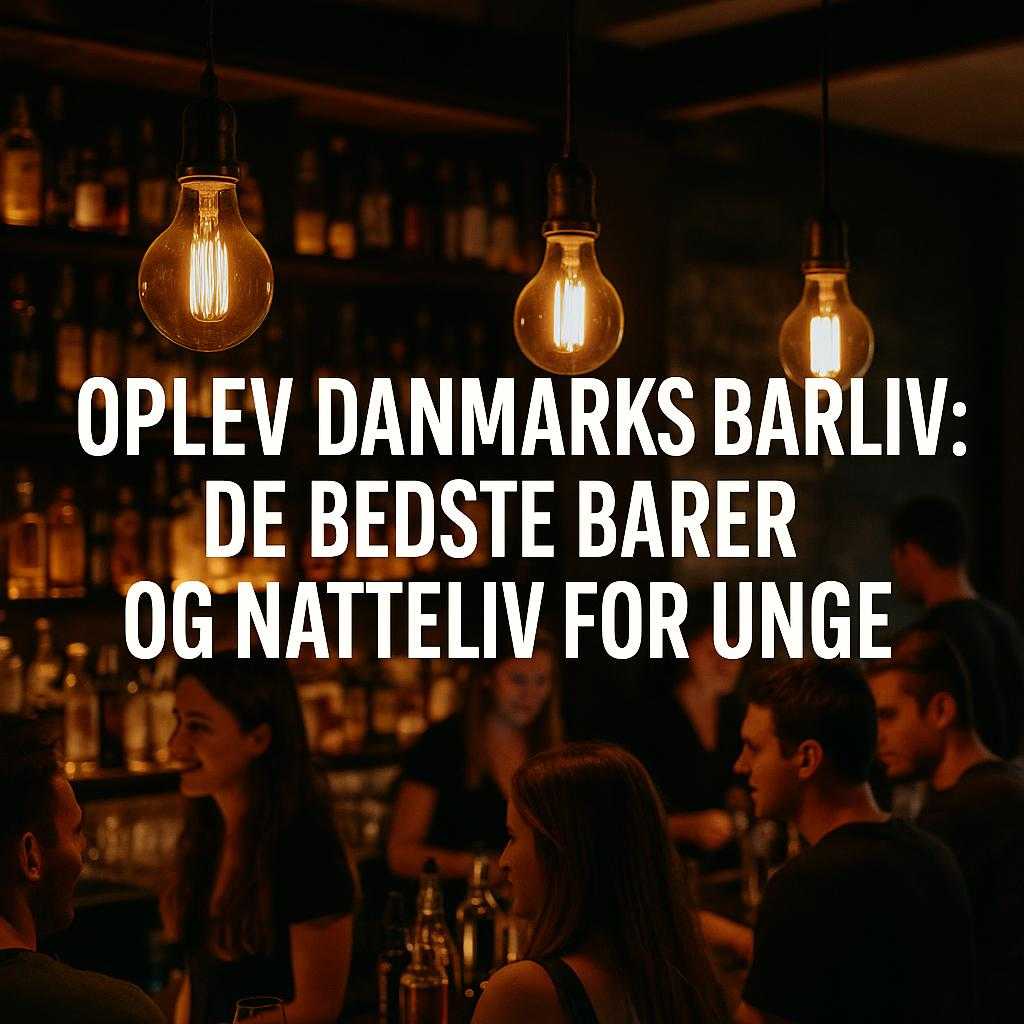 Oplev Danmarks Barliv: De Bedste Barer og Natteliv for Unge