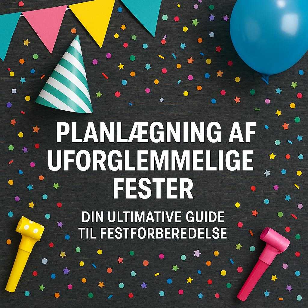 Planlægning af Uforglemmelige Fester: Din Ultimative Guide til Festforberedelse
